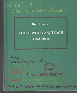 Imagen del vendedor de THOSE WHO CAN, TEACH a la venta por The Reading Well Bookstore