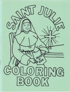 Image du vendeur pour Saint Julie Coloring Book mis en vente par Never Too Many Books