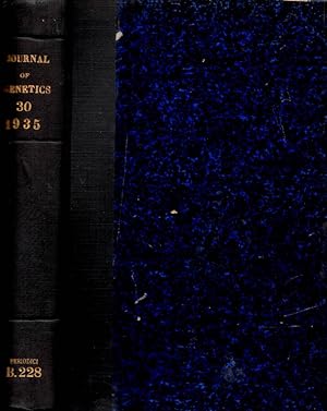Imagen del vendedor de Journal of genetics Vol 30 1935 a la venta por Biblioteca di Babele