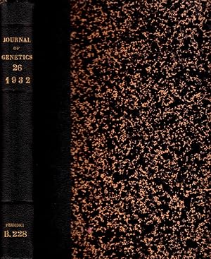 Imagen del vendedor de Journal of genetics Vol 26 1932 a la venta por Biblioteca di Babele