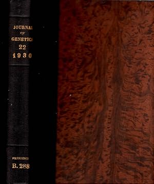 Imagen del vendedor de Journal of genetics Vol 22 1930 a la venta por Biblioteca di Babele