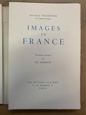 Images de France. Pointes sèches de Ch.Samson