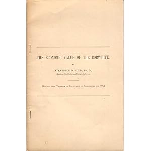 Seller image for The Economic Value of the Bobwhite for sale by Buteo Books