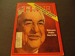 Time Apr 16 1973 Senate vs White House, Watergate Prober Sam Ervin
