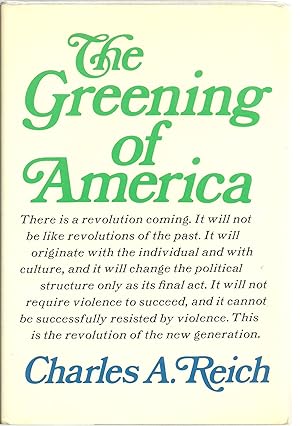 Seller image for The Greening of America for sale by Sabra Books