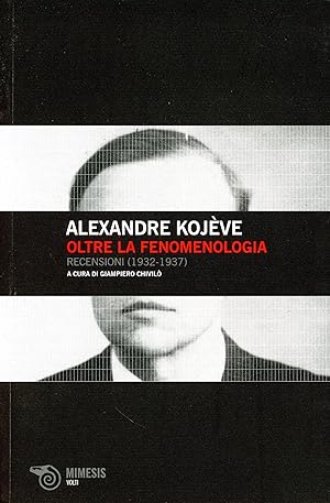 Imagen del vendedor de Oltre la Fenomenologia-Recensioni (1932-1937): A Cura di Giampiero Chivil a la venta por Bagatelle Books, IOBA