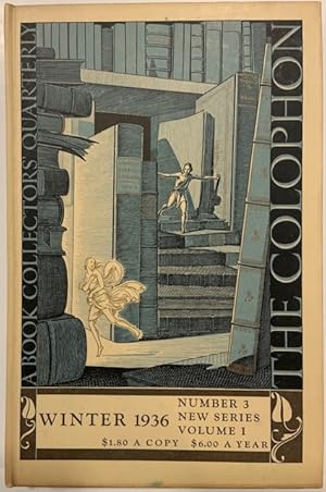 Imagen del vendedor de The Colophon New Series Winter 1936 Vol.1 #3 a la venta por Eat My Words Books