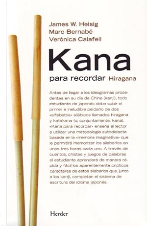 Imagen del vendedor de Kana para recorder / Remembering the Kana -Language: spanish a la venta por GreatBookPrices