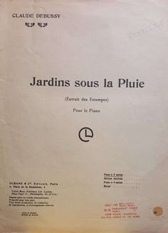 Jardins sous la Pluie (Extrait des Estampes) Pour Le Piano