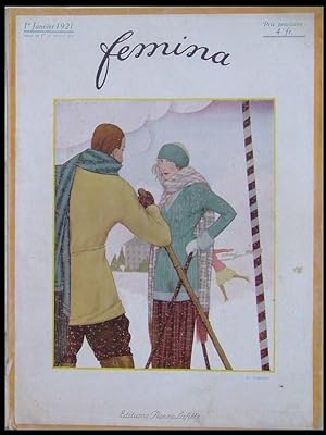 FEMINA - JANVIER 1921 - MODE, LANVIN, MOLYNEUX, CHERUIT, PREMET, DRECOLL