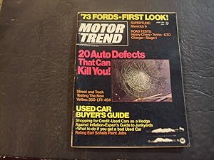 Motor Trend Jun 1972 Used Car Buyer's Guide