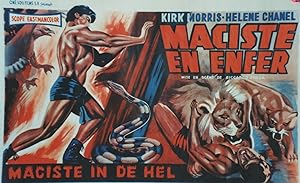 "MACISTE EN ENFER" (MACISTE ALL' INFERNO) Réalisé par Riccardo FREDA en 1962 avec Kirk MORRIS, He...