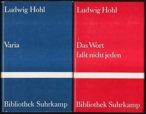 Imagen del vendedor de Varia -und- Das Wort fat nicht jeden. ber Literatur. 2 Bnde (Konvolut). a la venta por Antiquariat Dennis R. Plummer