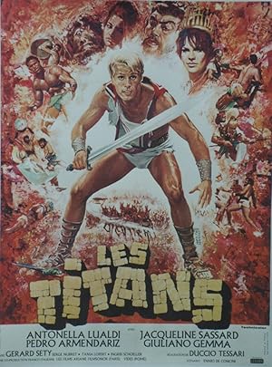 "LES TITANS" (ARRIVANO I TITANI) Réalisé par Duccio TESSARI en 1961 avec Giuliano GEMMA, Antonell...