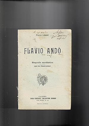 Seller image for Flavio And, biografia aneddotica. for sale by Libreria Gull