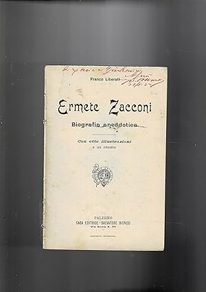 Seller image for Ermete Zacconi, biografia aneddotica. for sale by Libreria Gull