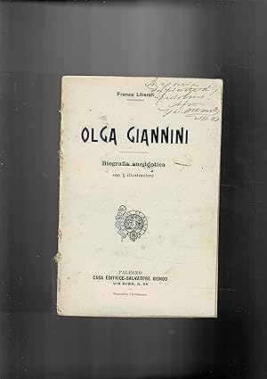 Seller image for Olga Giannini, biografia aneddotica. for sale by Libreria Gull