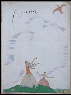 FEMINA - JUIN 1925 - MODE, GEORGES LEPAPE, PENICHES PAUL POIRET, LANVIN, PATOU