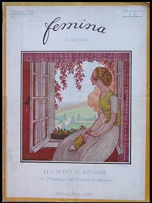 FEMINA - OCTOBRE 1920 - MODE, PREMET, LANVIN, LELONG, WORTH