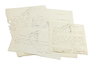 Seller image for 4 autograph letters signed. for sale by Antiquariat INLIBRIS Gilhofer Nfg. GmbH