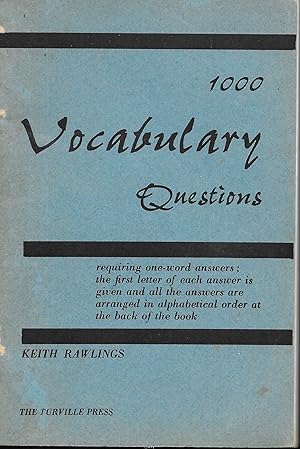 Imagen del vendedor de 1000 Vocabulary Questions a la venta por Books and Bobs