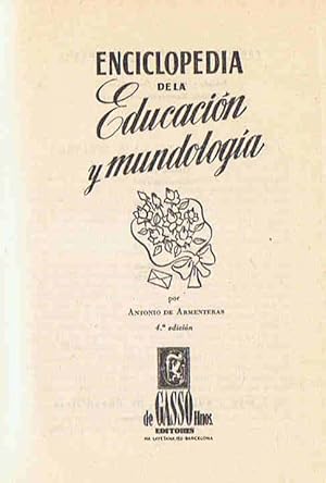 Bild des Verkufers fr ENCICLOPEDIA DE LA EDUCACIN Y MUNDOLOGA zum Verkauf von Librera Torren de Rueda