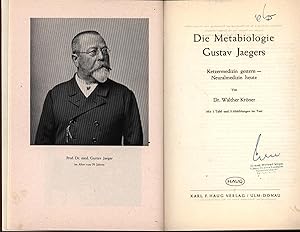 Immagine del venditore per Die Metabiologie Gustav Jgers. Ketzermedizin gestern - Neuralmedizin heute. venduto da Antiquariat Kastanienhof