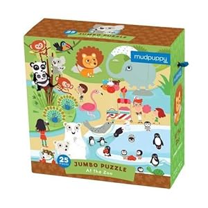 Imagen del vendedor de At the Zoo Jumbo Puzzle (Hardcover) a la venta por AussieBookSeller