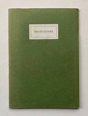 Immagine del venditore per David Jones, 1895-1974 venduto da George Ong Books