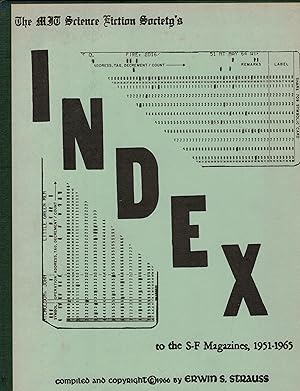 Bild des Verkufers fr The MIT Science Fiction Society's Index to the S-F Magazines, 1951-1965 zum Verkauf von Wickham Books South