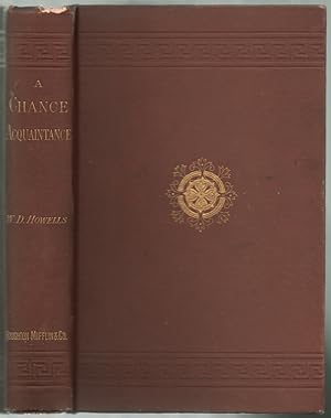 Bild des Verkufers fr A Chance Acquaintance zum Verkauf von Between the Covers-Rare Books, Inc. ABAA