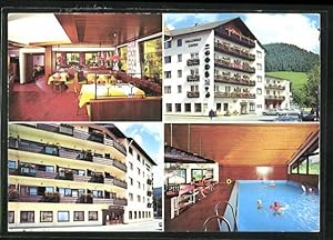Ansichtskarte Baiersbronn / Schwarzwald, Hotel-Gasthof Rose, Innenansicht vom Schwimmbad