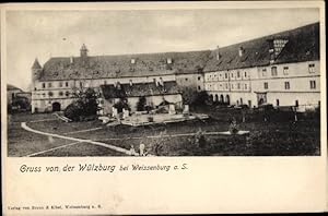 Bild des Verkufers fr Ansichtskarte / Postkarte Weienburg an der Saale, Wlzburg, Hof, Gebude, Fenster zum Verkauf von akpool GmbH