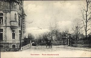Ansichtskarte / Postkarte Vaucresson Hauts de Seine, Route departementale