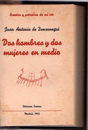 Bild des Verkufers fr Dos hombres y dos mujeres en medio Estudio preliminar de Juan Antonio Tamayo. zum Verkauf von Librera Astarloa