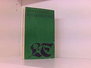 Bild des Verkufers fr Auferstehung. Gesammelte Werke in zwanzig Bnden. Band 11, Herausgegeben von Eberhard Dieckmann und Gerhard Dudek (Gesammelte Werke in 20 Bnden, 11) zum Verkauf von Book Broker