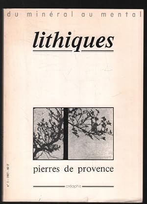 Image du vendeur pour La Provence : une civilisation de la pierre (revue Lithiques n 1) mis en vente par librairie philippe arnaiz