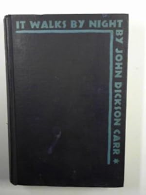 Seller image for It walks by night for sale by Cotswold Internet Books