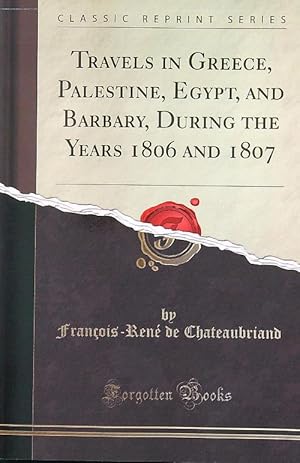 Bild des Verkufers fr Travels in Greece, Palestine, Egypt, and Barbary, During the Years 1806 and 1807 zum Verkauf von Librodifaccia