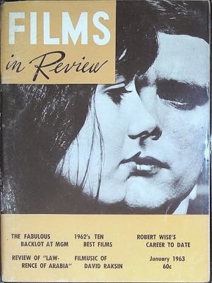 Films in Review January 1963 Janet Margolin and Keir Dullea in "David and Lisa"