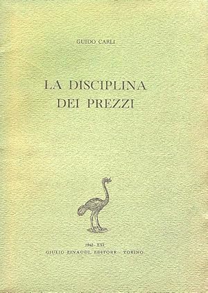 Imagen del vendedor de La disciplina dei prezzi. a la venta por Librodifaccia