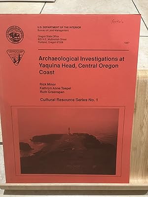 Bild des Verkufers fr Archaeological Investigations at Yaquina Head, Central Oregon Coast zum Verkauf von TribalBooks