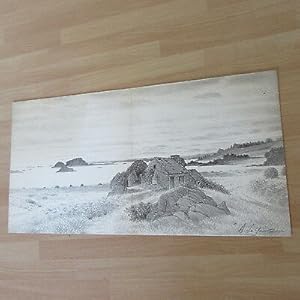 GRAVURE CARTE DE VOEUX 1981 A. LE GOINVEC