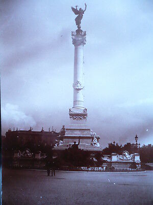 PHOTO ANCIENNE VERS 1900 BORDEAUX COLONNE DES GIRONDINS