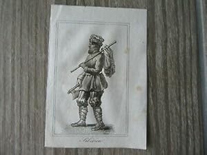 GRAVURE ORIGINALE SIBERIE SIBERIEN 1810