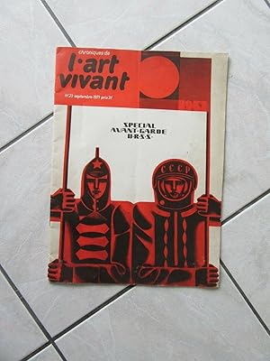 L'ART VIVANT AVANT GARDE URSS RUSSE RUSSIE N° 23 DE SEPTEMBRE 1971