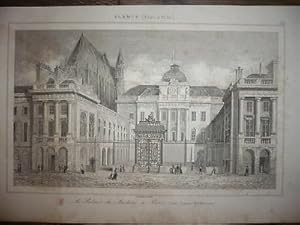 GRAVURE 19ème SIÈCLE LE PALAIS DE JUSTICE A PARIS