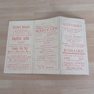 HORAIRES DE BUS DIEPPE 1932