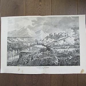 GRAVURE 1850 PAR VERNET NAPOLÉON 1796 BATAILLE DE ROVEREDO
