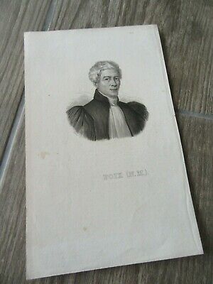 GRAVURE ORIGINALE 1880 N.M. FOIX